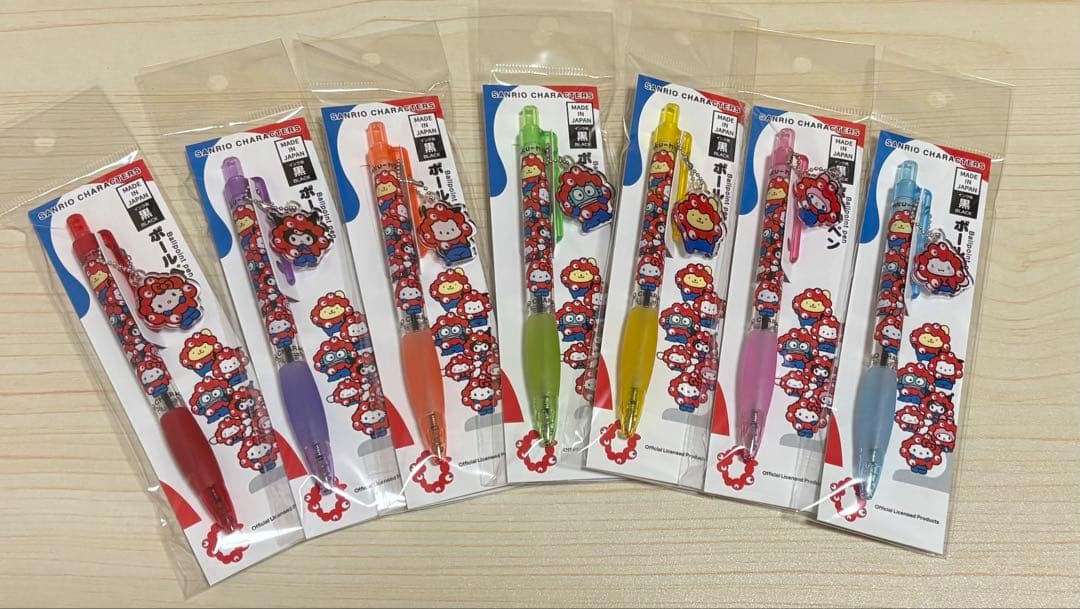 【コンプリート】サンリオキャラクターズミャクミャク アクリルパーツ付きボールペン