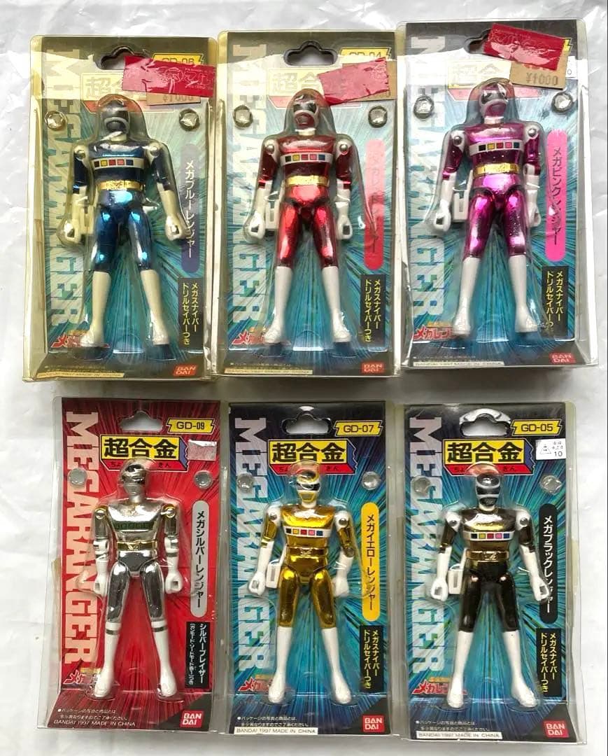 【未開封】超合金メガレンジャー6体セット電磁戦隊メガレンジャー バンダイ