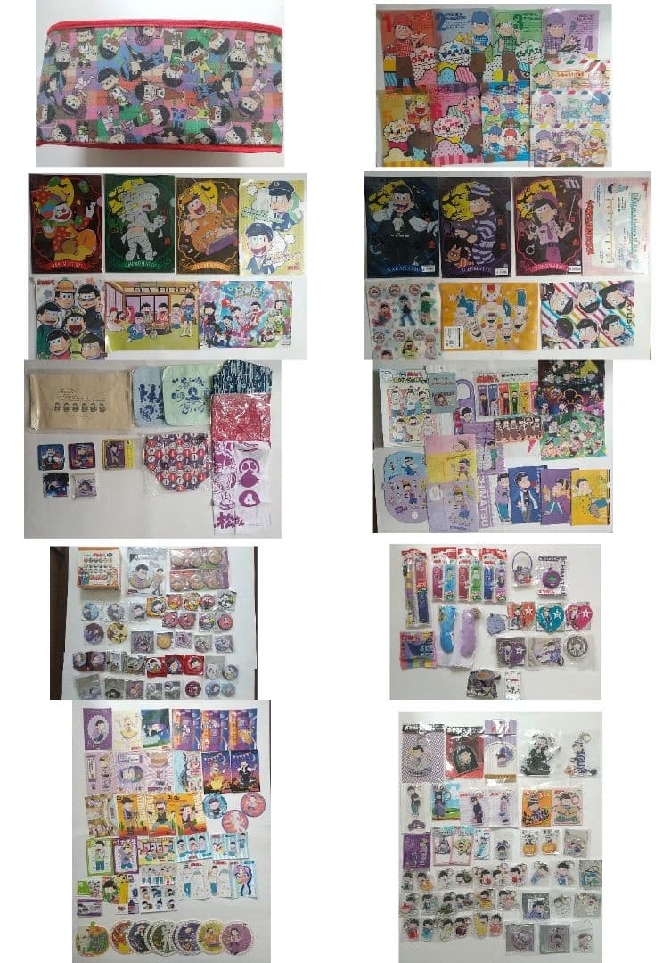 おそ松さん 缶バッジ アクキー おそ松 カラ松 チョロ松 一松 十四松 トド松