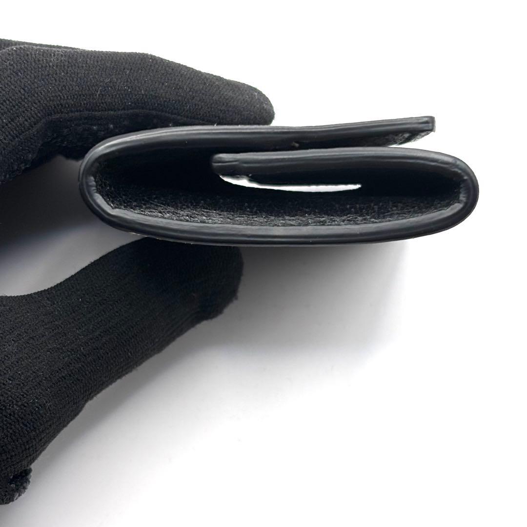 美品 グッチ ケース マーモント GG ゴールド ブラック レザー