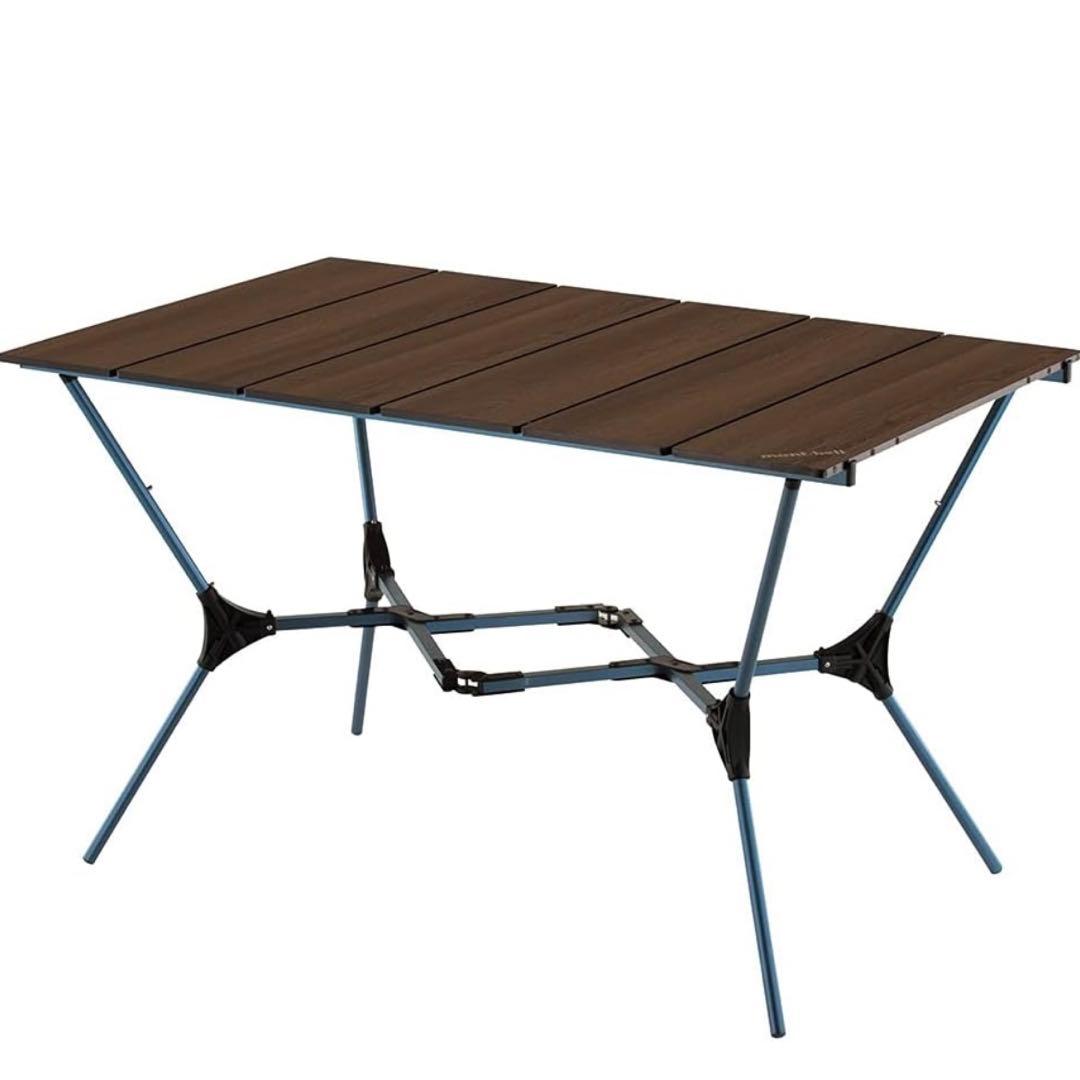 モンベル マルチフォールディングテーブル ワイド キャンプ　テーブル　ウッド