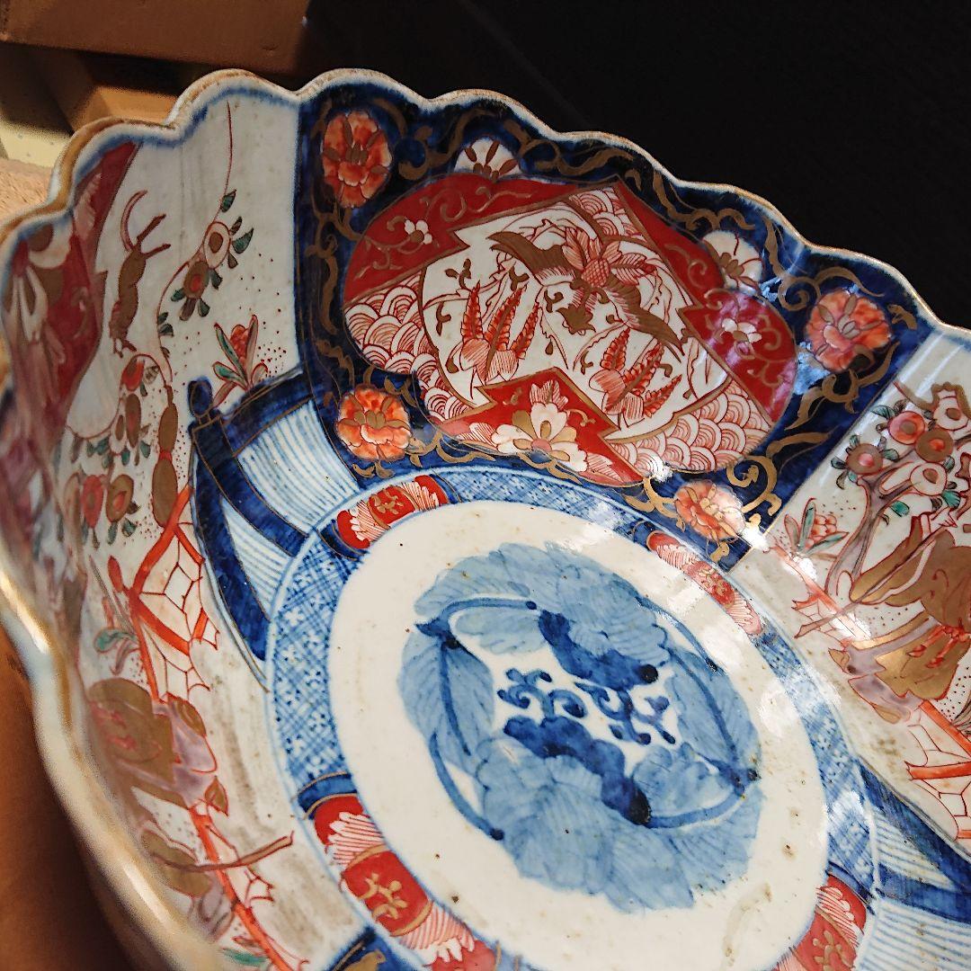 古伊万里、色絵、菓子器