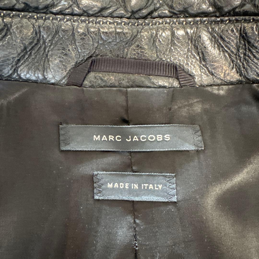 メ*ン様 【美品】マークジェイコブス　レザー　ライダース ヴィンテージ加工　Sサ