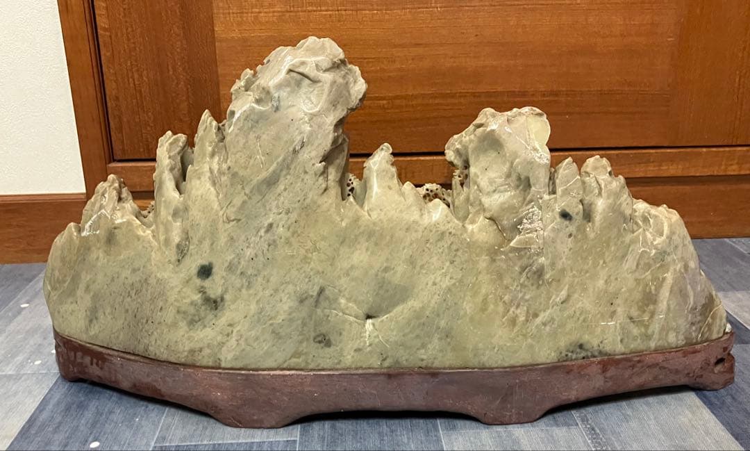 N3578 中国 寿山石 彫刻 置物