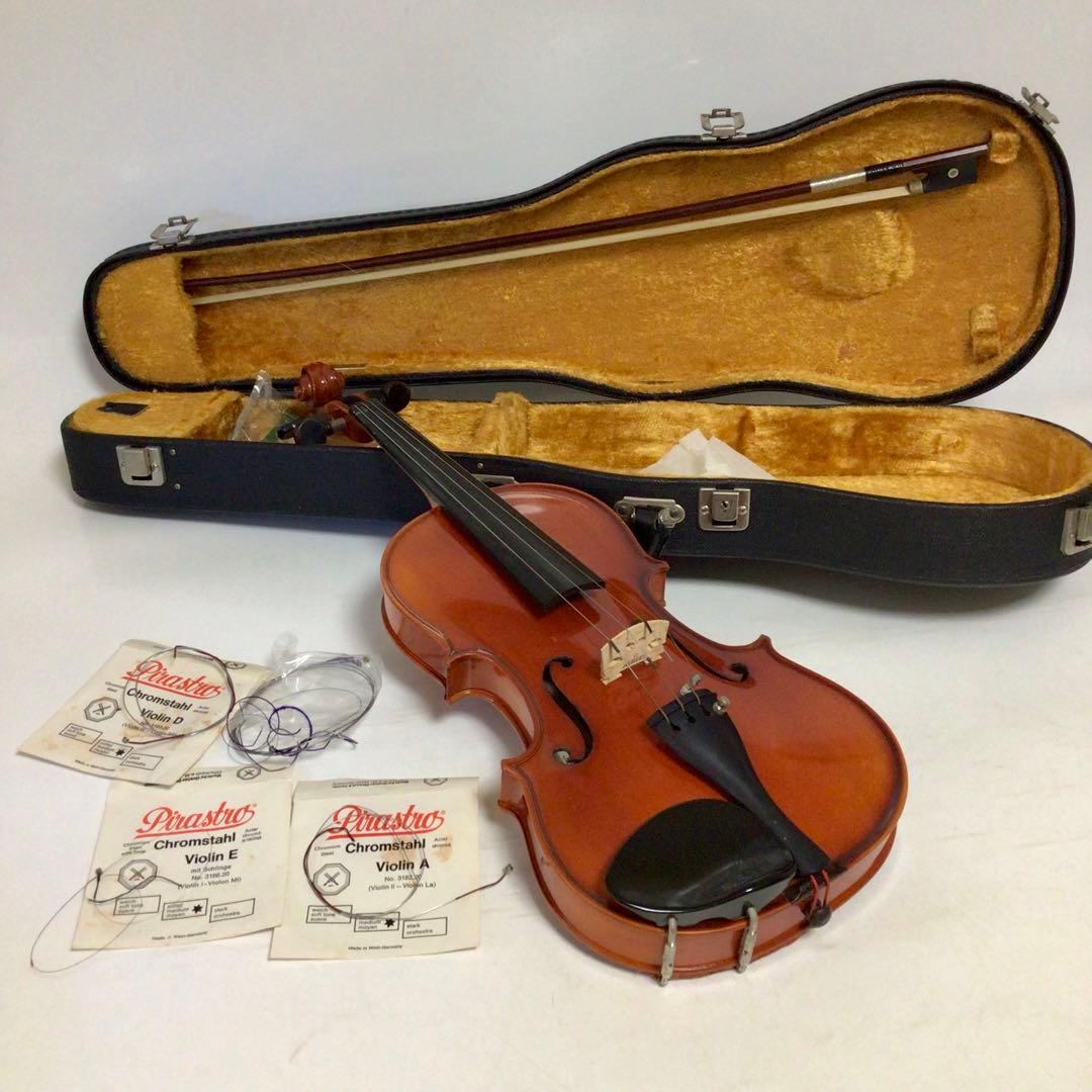 Suzuki Pirastro Chromstahl バイオリン 本体