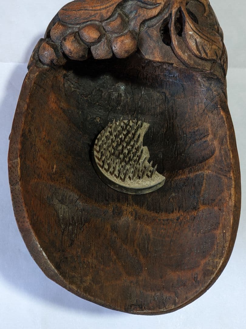 ♦中国古玩 花生 花器 竹根 竹製 清時代 茶葉用道具 古美術品 置物飾り骨董品