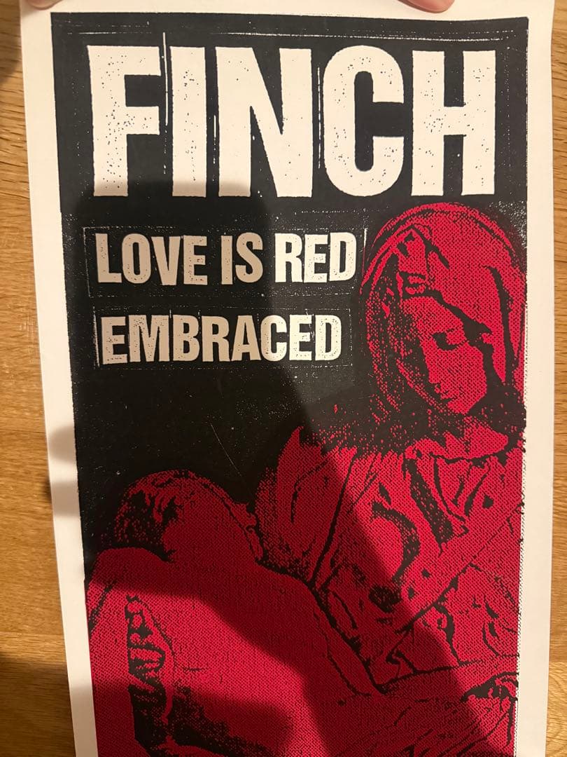 FINCH ポスター　シリアルナンバー入り