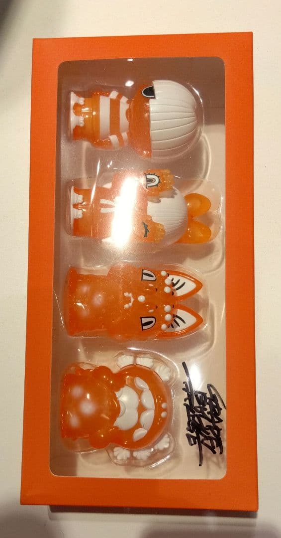 GRAPE BRAIN 22nd おにぎりと奇妙な仲間達指人形セット　直筆サイン