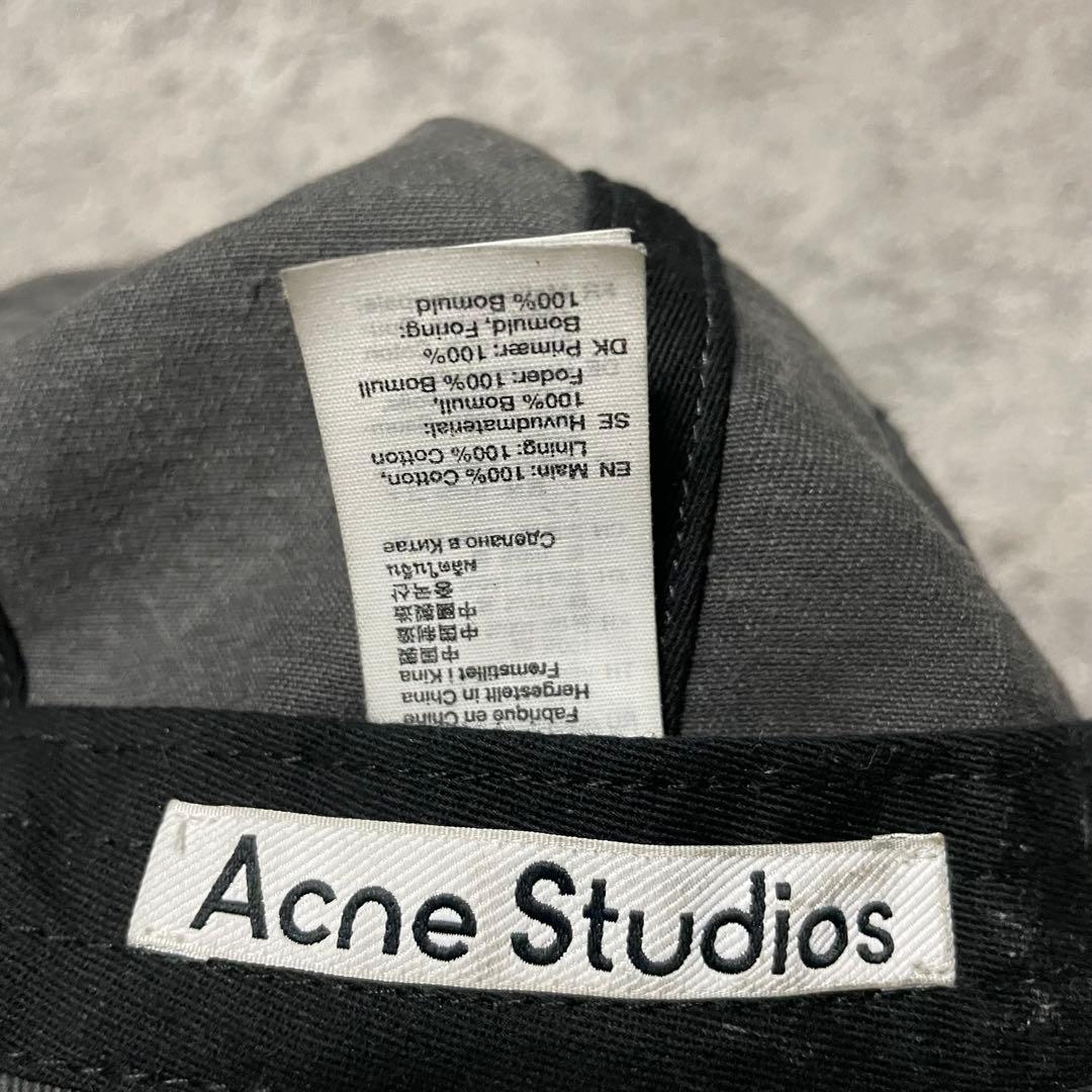 24ss Acne Studios ロゴキャップ ブラック