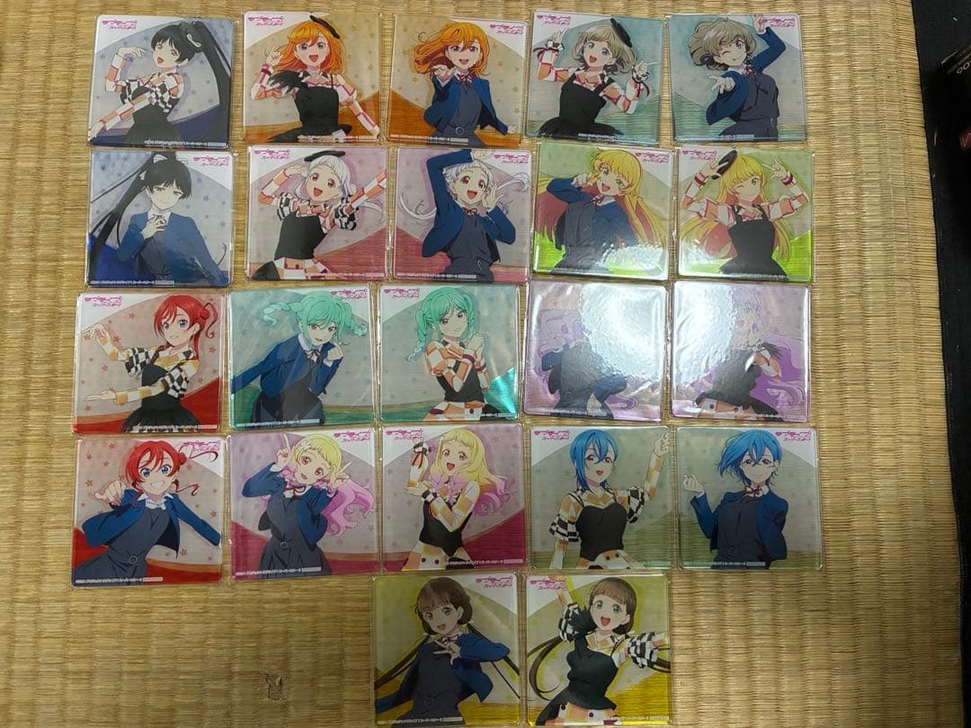 ラブライブ　スーパースター　アクリルコースター　22枚セット