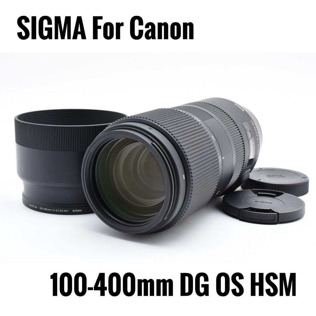 シグマ SIGMA 100-400mm F5-6.3DG レンズ キヤノン