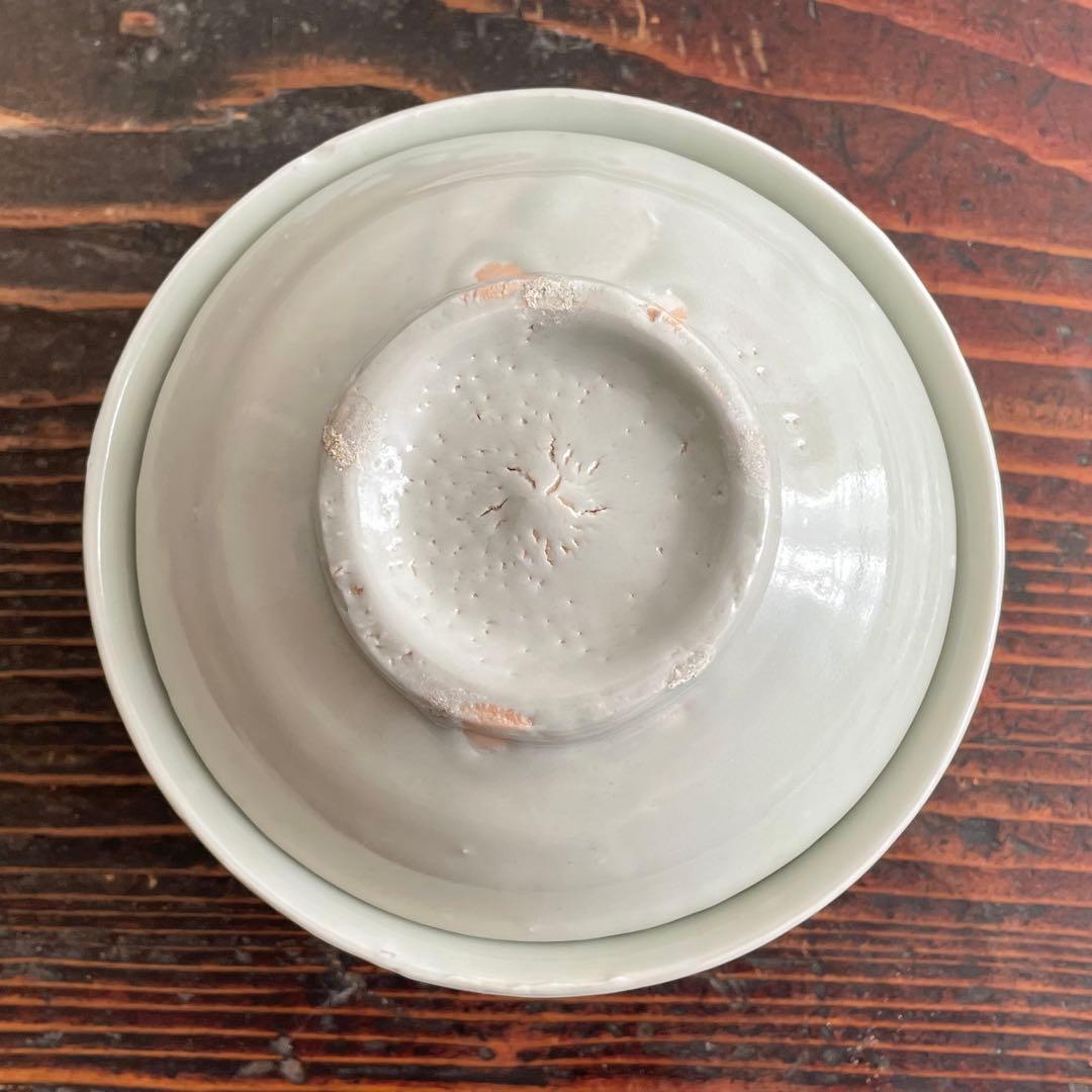 森岡成好 白磁 無垢碗 蓋付き碗 飯碗 茶碗 人気作家 検）李朝 民藝