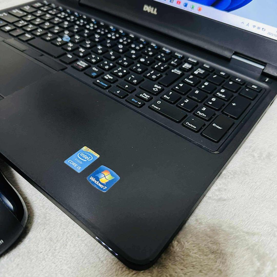 S141 Dellノートパソコン i5メモリ8G高速Windows11オフィス付