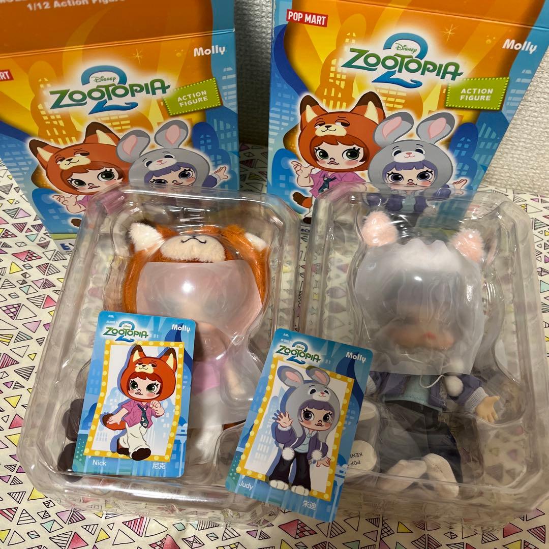 ズートピア molly ぬいぐるみペンダント ポップマート正規品