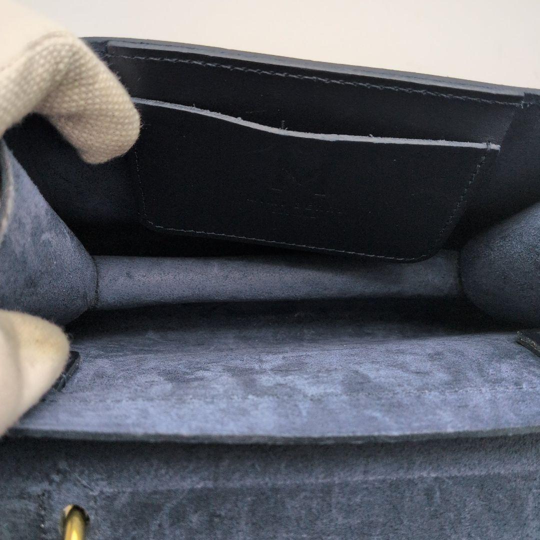 MIMI BERRY　2wayショルダーバッグ　HEBE ターンロックネイビー