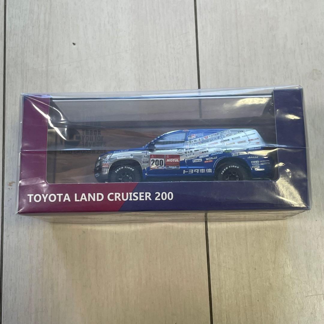 トヨタ ランドクルーザー 200 ダカールラリー 2022  ミニカー 1/43