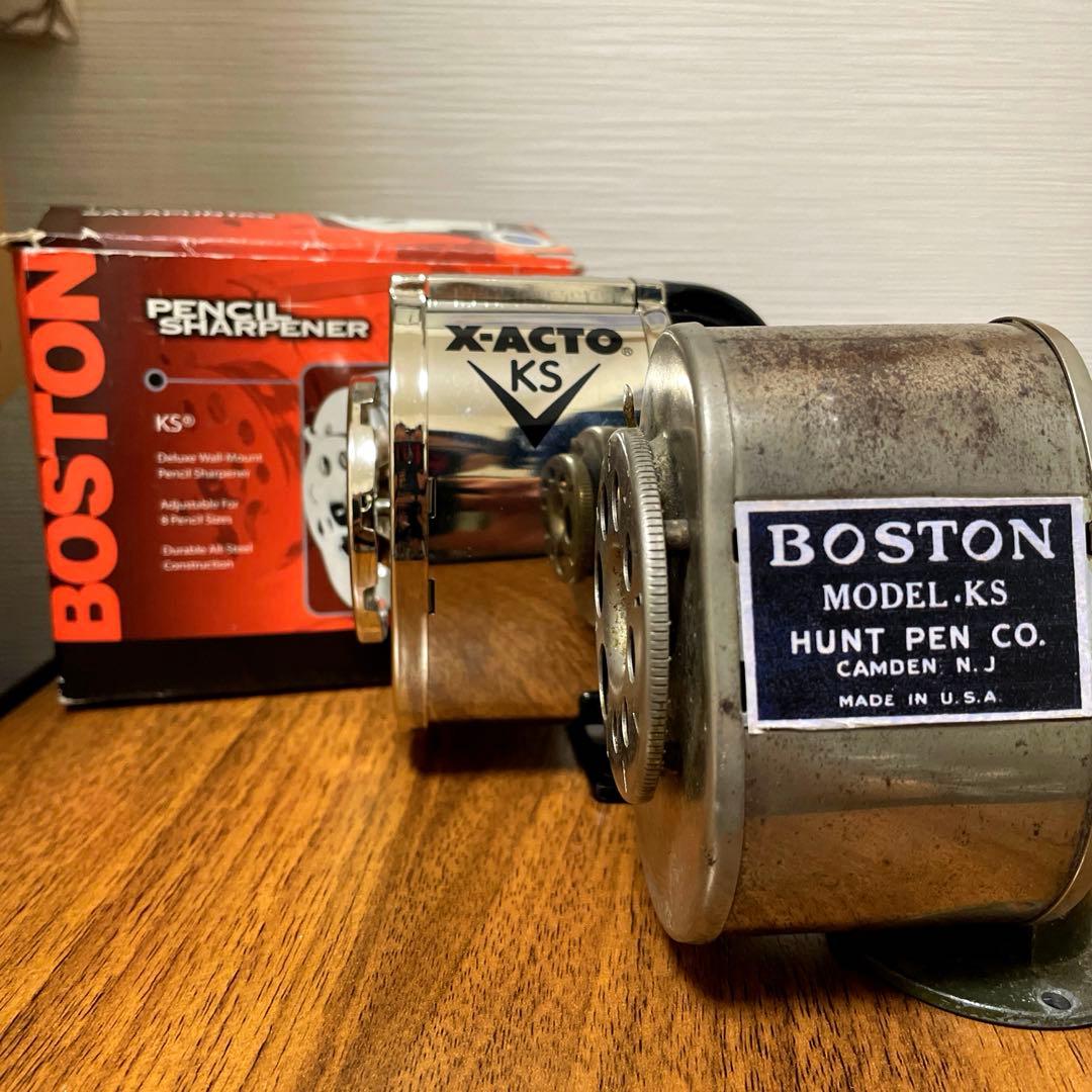 BOSTON KS 鉛筆削り ハンドル式　２個セット