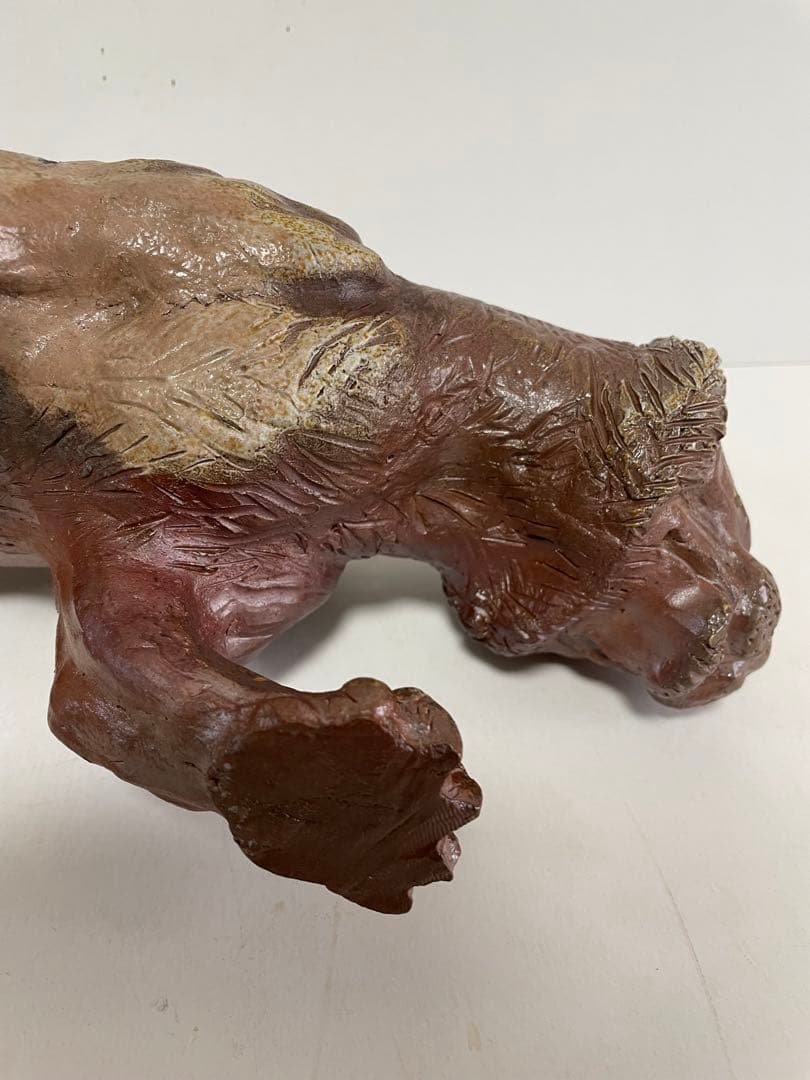 【柴岡一海】備前焼　虎　縁起物　干支　置物　飾り物