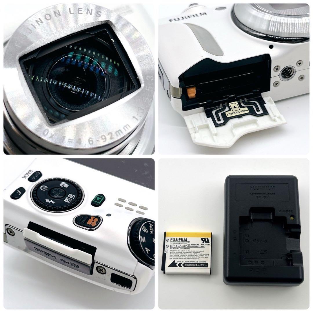 FUJIFILM 富士フイルム FinePix F770EXR ホワイトデジカメ