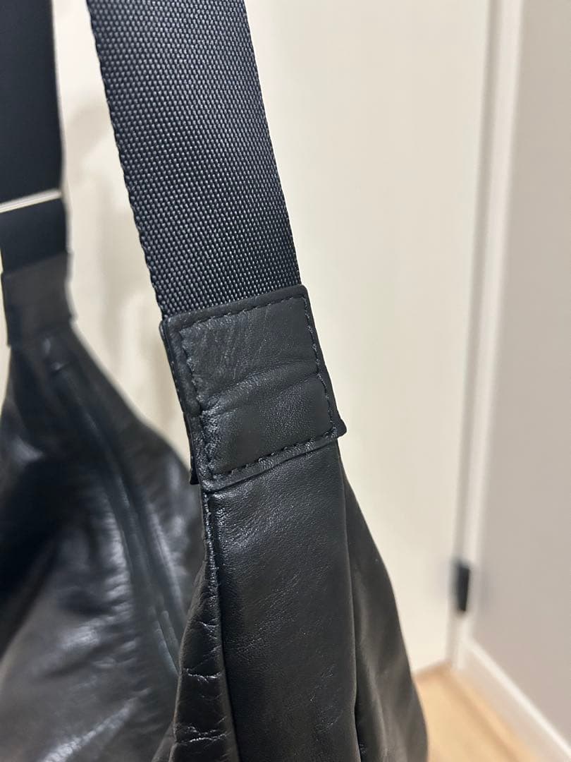 美品　russet ソフトレザーラウンドビッグショルダーバック