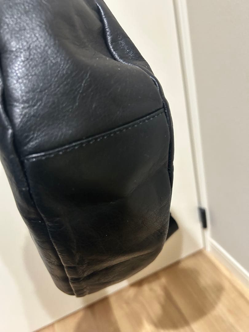 美品　russet ソフトレザーラウンドビッグショルダーバック