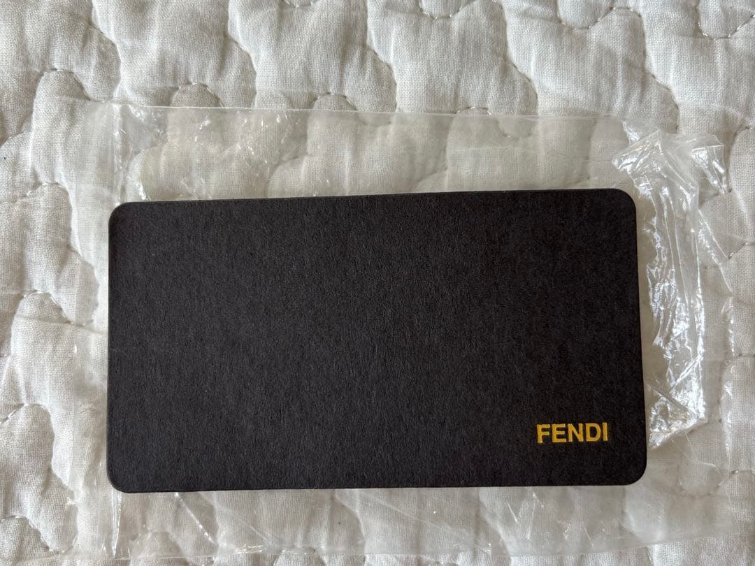 FENDI フェンディ ズッカ柄 ショルダーバッグ ブラウン×ホワイト レザー