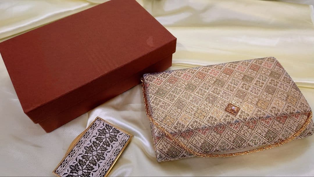 MIKIMOTO　ミキモト　西陣？和光？　和装バッグ　クラッチ