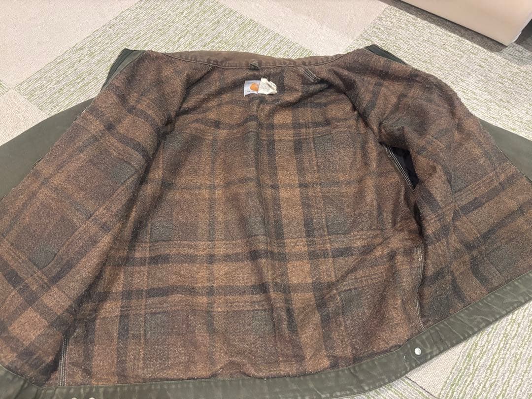 90s Carhartt J97 MOS 2XL デトロイトジャケット モス