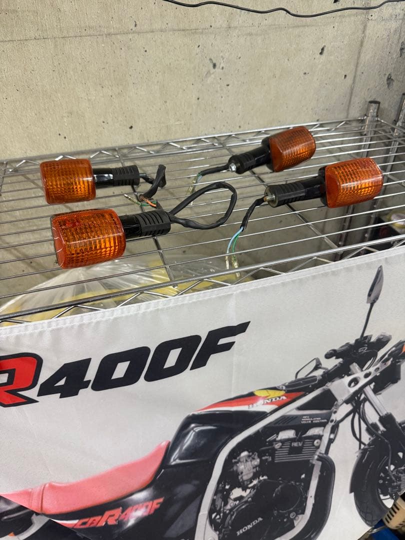 激レア美品　当時物　早い者勝ち！CBR400F 純正ウィンカー　4つフルセット