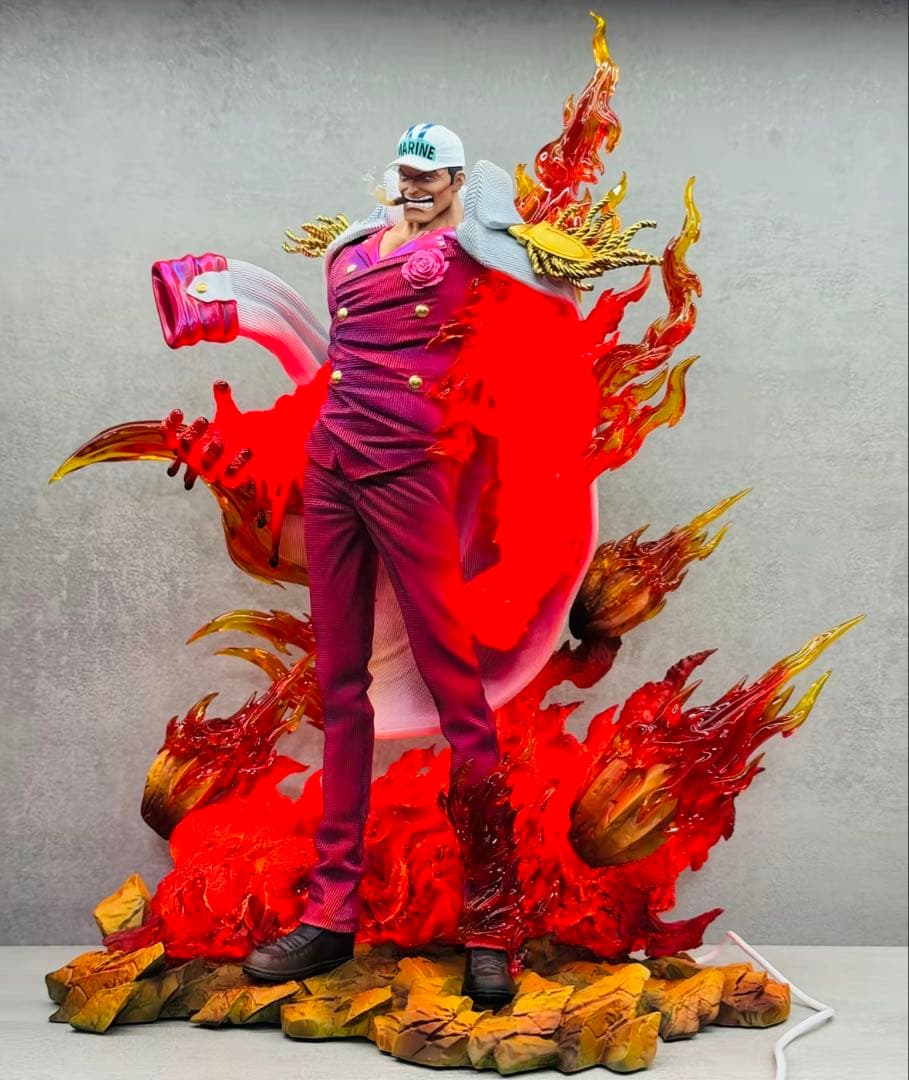 ワンピース サカズキ ガレージキット ガレキ スタチューX②