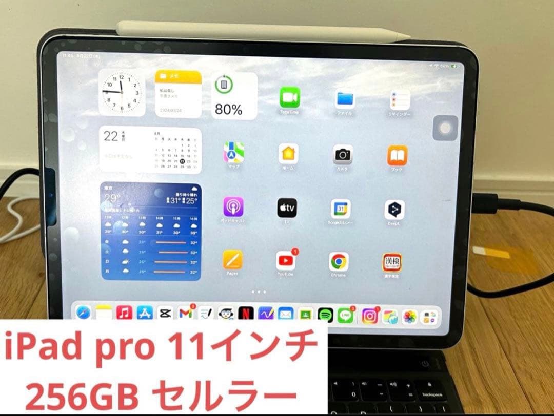 『タイムセール』iPad pro 11インチ セルラー　＆pencil第二世代