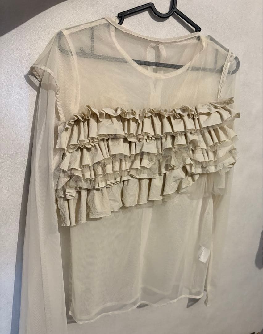 ANDRESDパーティードレス Sサイズ ベージュ・ブラック