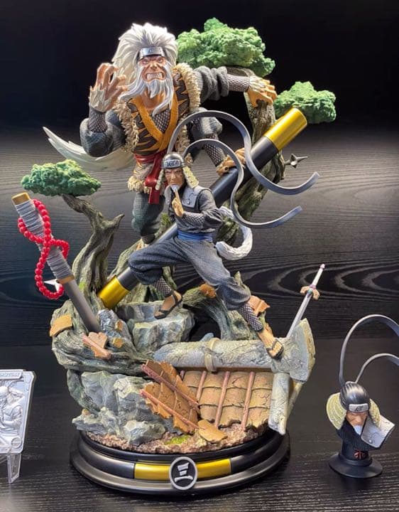 NARUTO ナルト 猿飛ヒルゼン 1/7 ガレージキット ガレキ スタチュー②