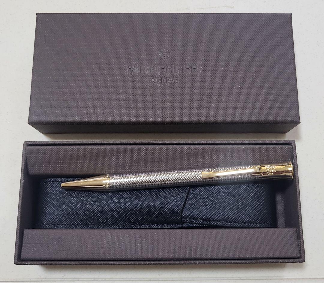 パテック・フィリップ　ボールペン レザーペンケースセット　箱付き