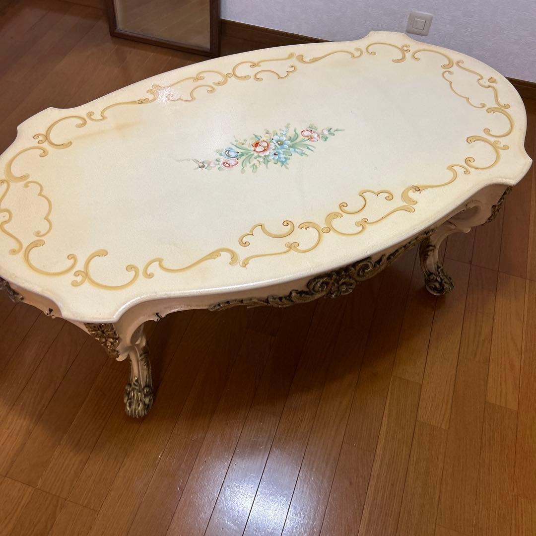 SILIK シリック　ロココ　ローテーブル　センターテーブル　アンティーク