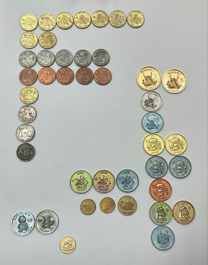 SDガンダムワールド メダル ダス 武者頑駄無Mk-Ⅱ 他セット計44点