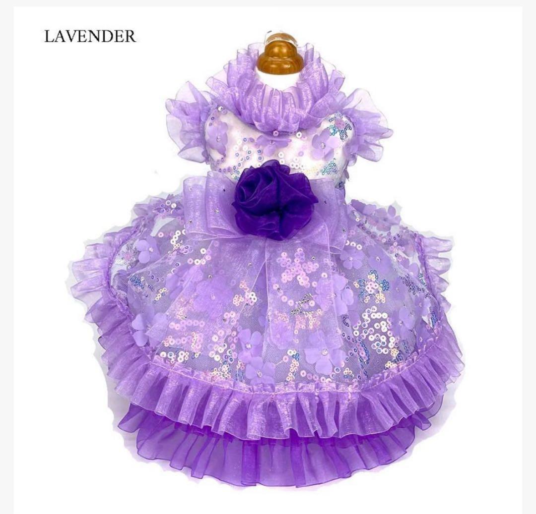 新品　luxebirdie フレリードレス　ラベンダー