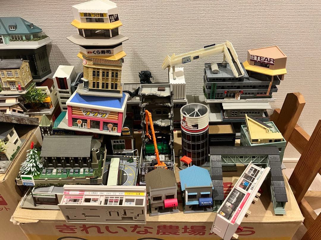 Nゲージ　ジオラマ　背景