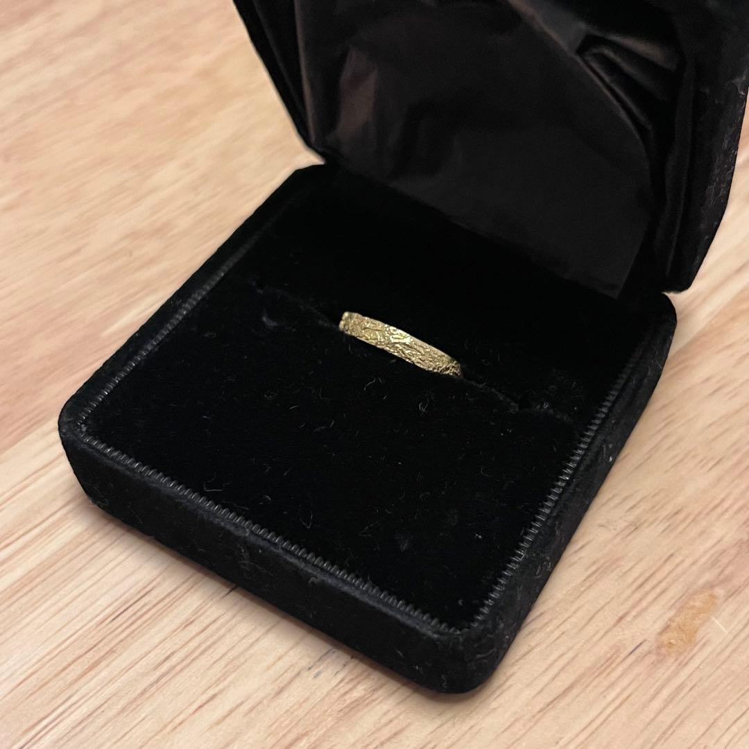 un by tomoyoyoshida K18YG ブライダルリング 9.5号