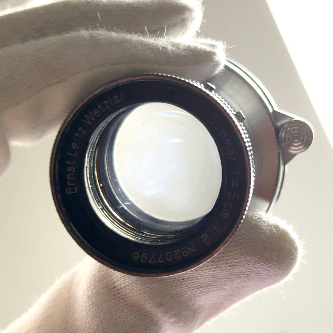 【山崎ズマール】Summar 50mm/F2 ライカ Lマウント 整備証明書あり