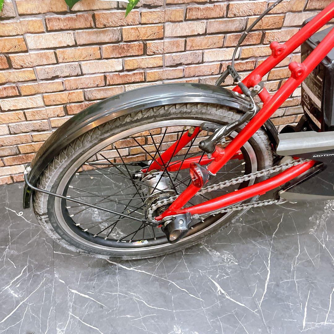 【44】電動自転車 Panasonic Little BEE レッド 20インチ