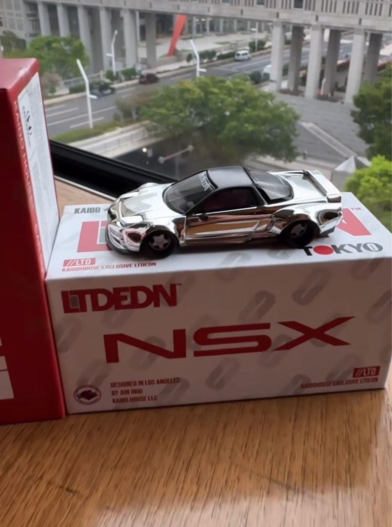 ミニカー Kaido house LTDEDN NSX CROME