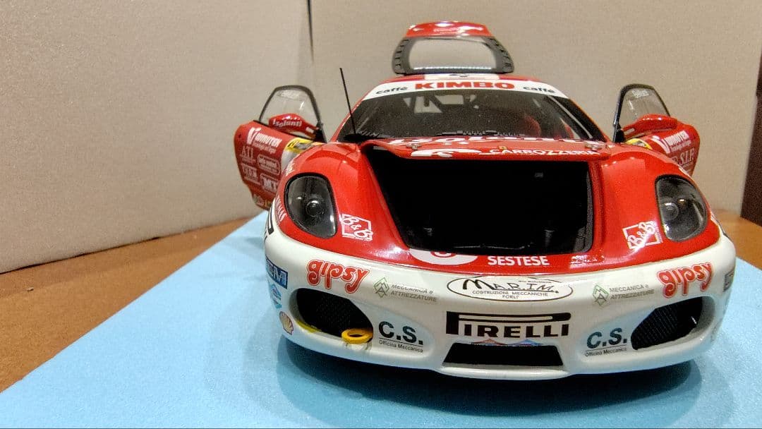 フェラーリ　1/18　F430　ミニカー　マテル