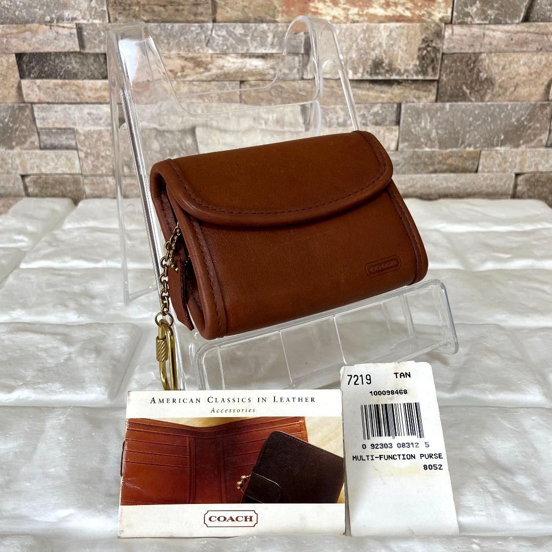 【希少】OLD COACH　オールドコーチ　ケース　財布　グラブタンレザー