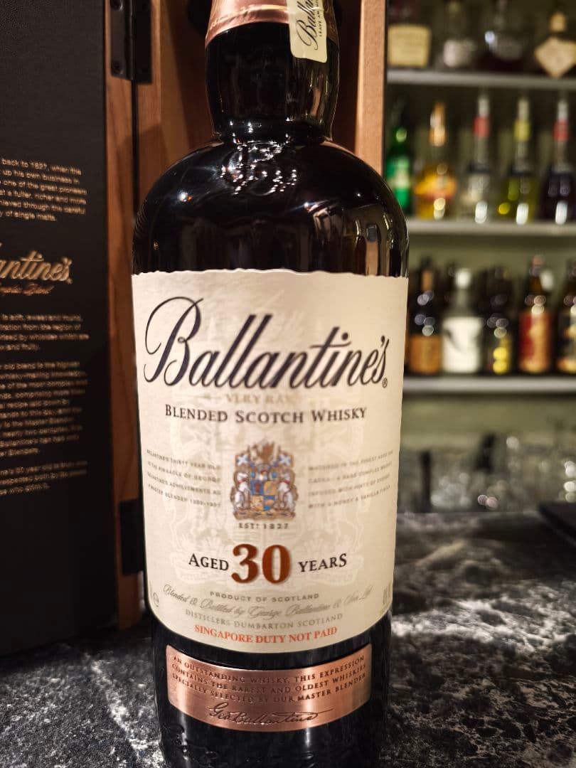 未開封バランタイン30年 木箱入り