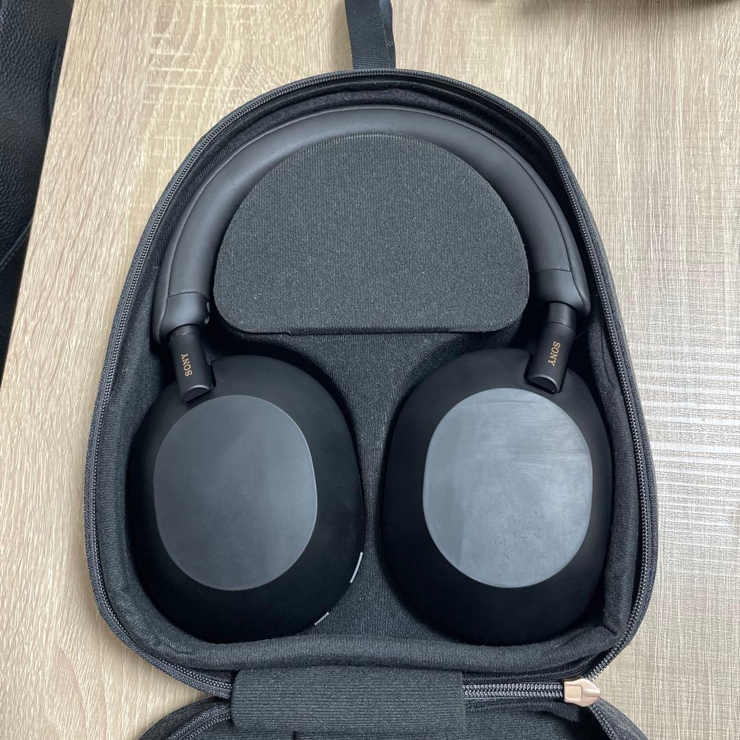 Sony ワイヤレスヘッドホン WH-1000XM5 ブラック