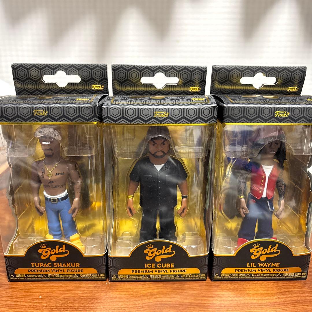 Funko製　TUPAC ICE CUBE LIL WAYNEフィギュア　未開封