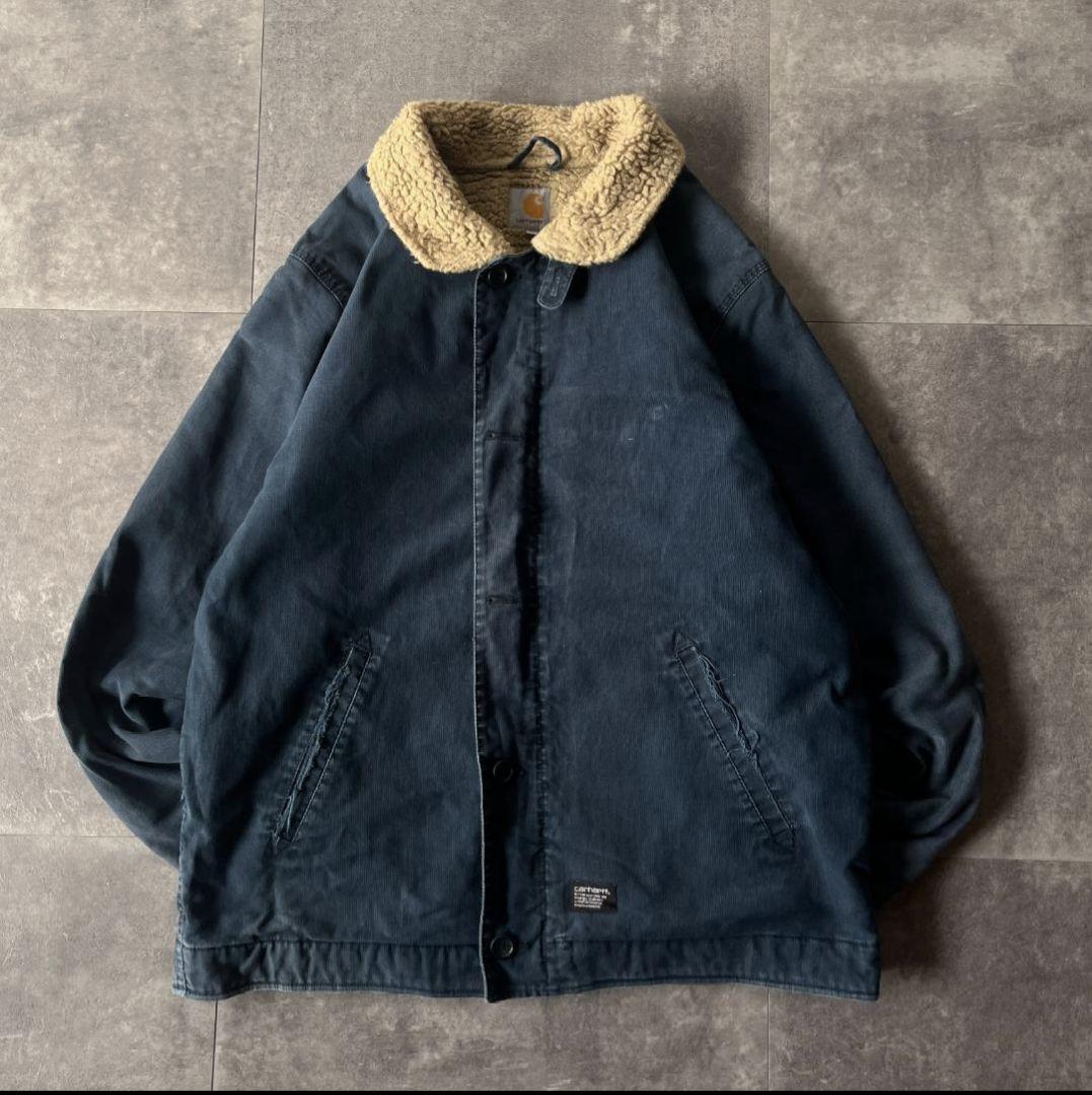 【本日限定値下げ 】 00s Carhartt ダック地デッキジャケット