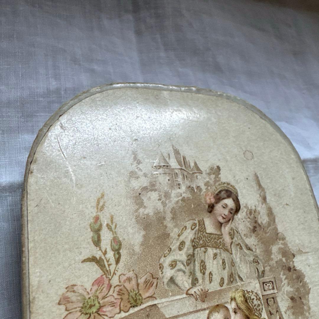 フランスアンティーク　ドラジェボックス　紙箱　菓子箱