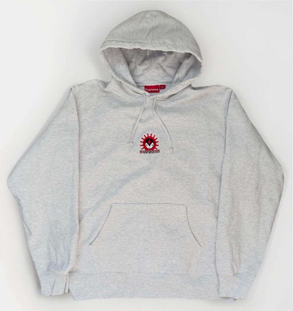 supreme シュプリーム パーカー トップス プルオーバー 裏起毛 グレー